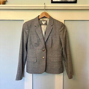 J. Crew Grey Schoolboy Blazer